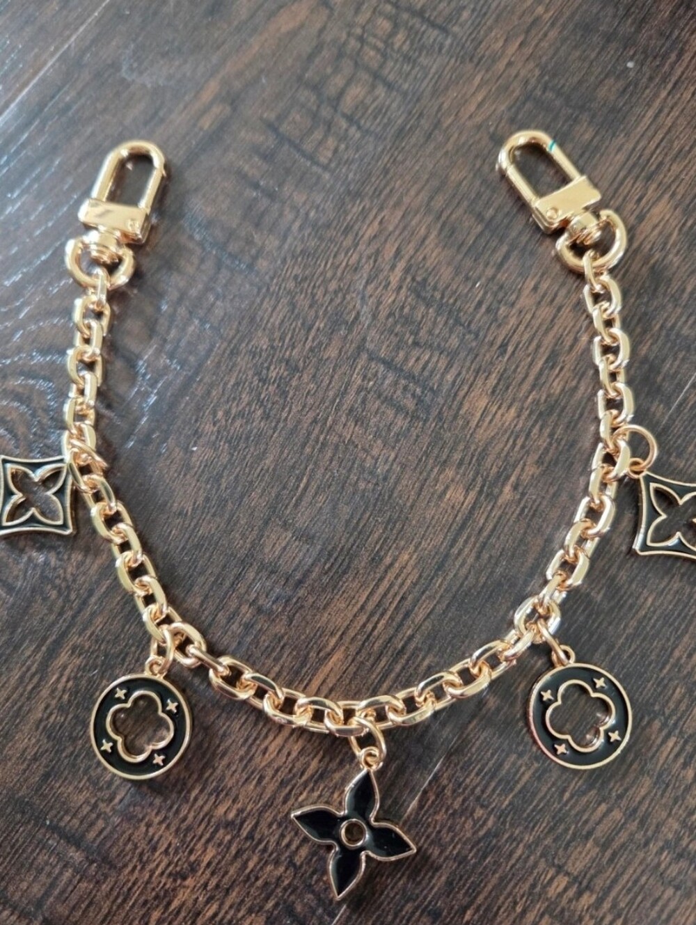 Gold Charm Bracelet For Purse